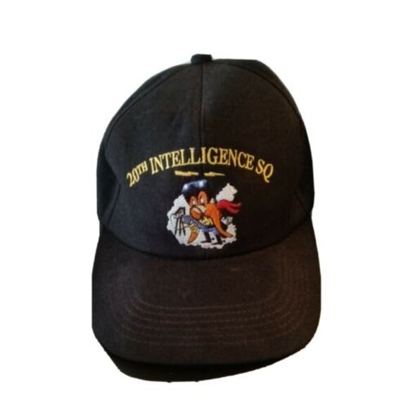 Vintage 20th Intelligence SQ Baseball Hat Trucker Cap Snapback 90s - Picture 1 of 8